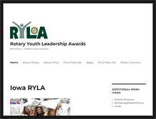 Tablet Screenshot of iowaryla.org